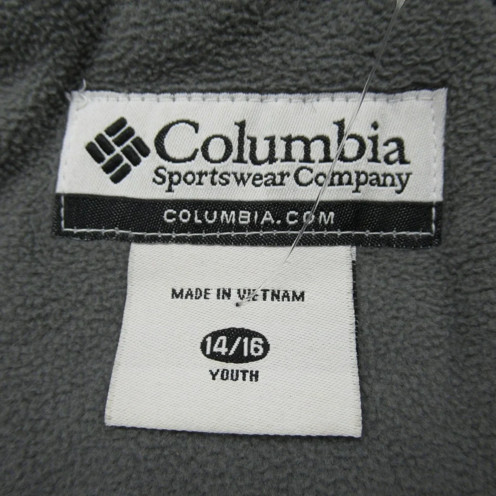 Columbia Jacket Youth‎ 14/16 Orange Omni-Shield Waterproof Insulated Full Zip